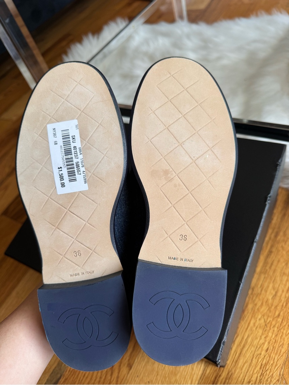 CHANEL Denim Loafers - Picture 6 of 11